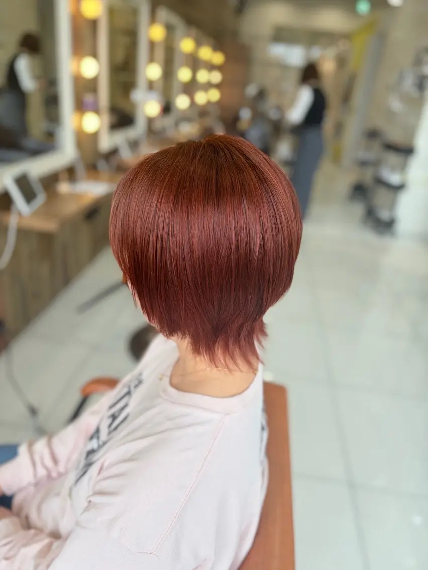 ショート カラー カット ヘアカラー メンズパーマ/ウルフ /似合わせカット滉一のヘアスタイル