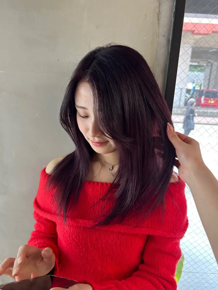 カラー yuumi／透明感 カラー♩のヘアスタイル