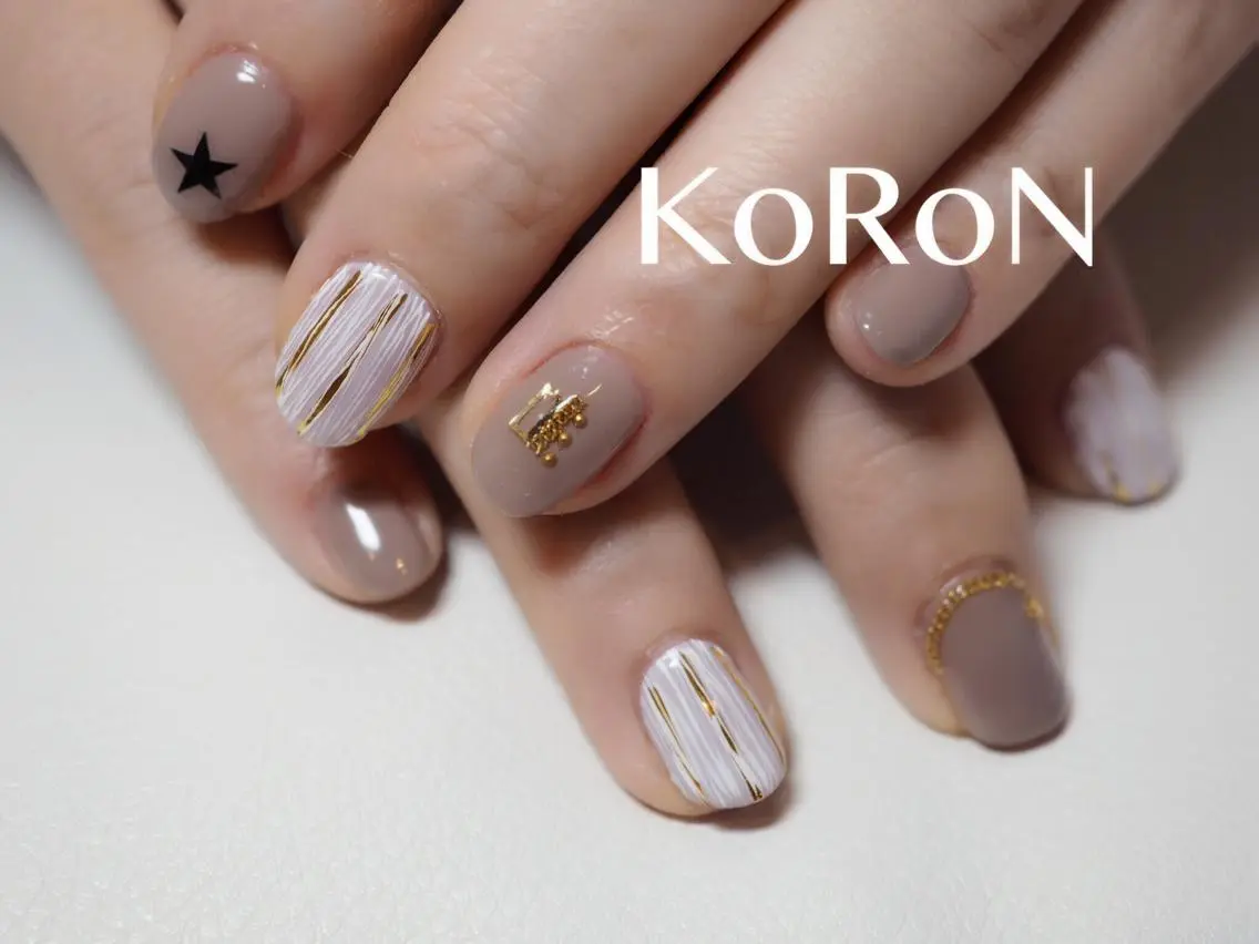 ネイル ハンドネイル 自宅サロン鎌倉 KORONのネイルデザイン