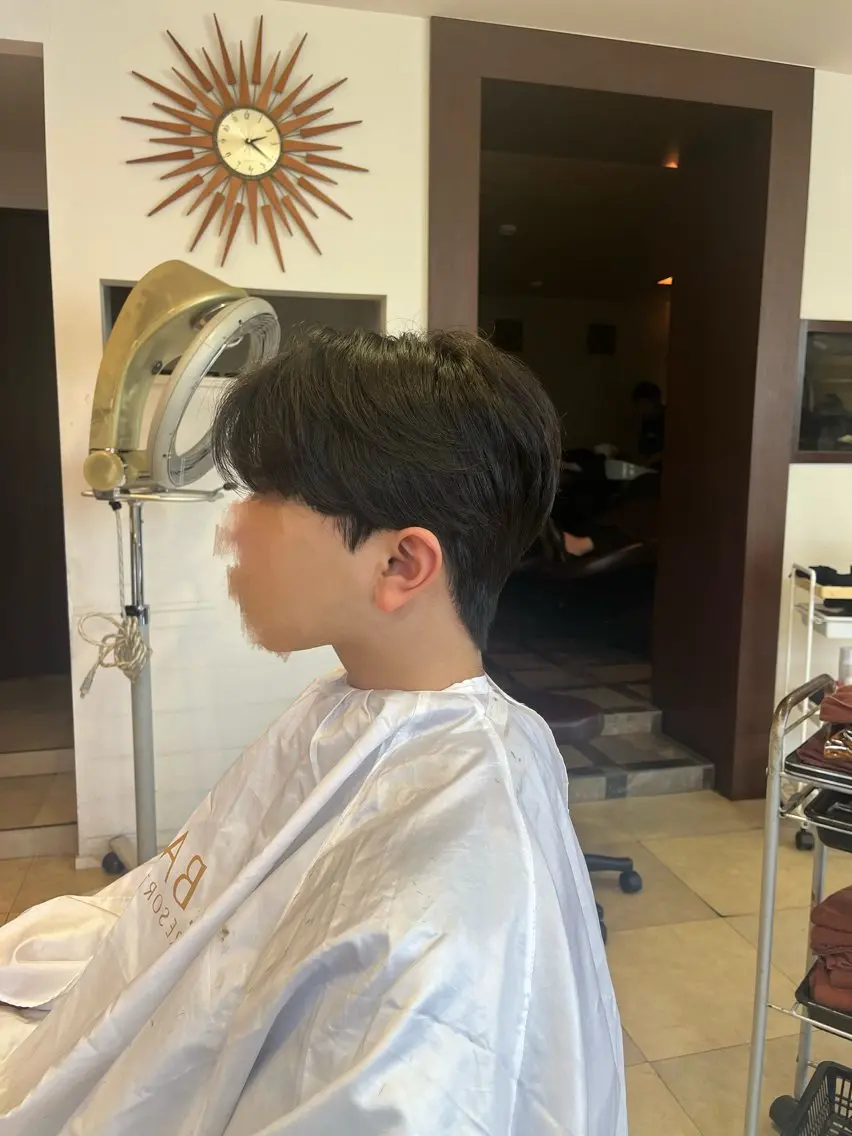 パーマ メンズ メンズ韓国風 刈り上げ カット パーマ トリートメント カットが上手い 💇♂🌸サク🌸のヘアスタイル