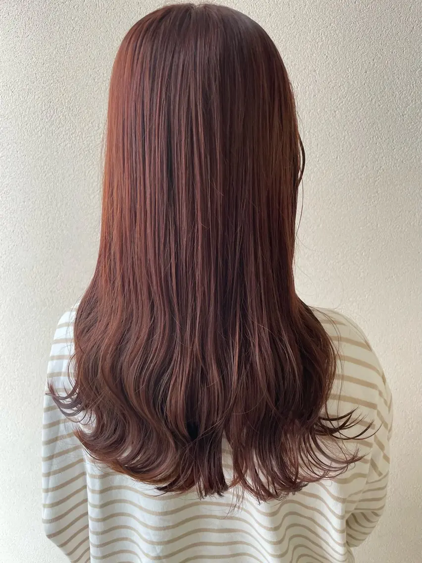 ロング カラー ベージュカラー ブリーチ ダブルカラー ブリーチなしカラー ピンクカラー ヘアカラー 沢田 瞳のヘアスタイル