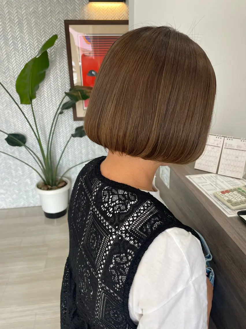 ショート カット ヘアカラー トリートメント 🌷岸 麻衣🌷のヘアスタイル