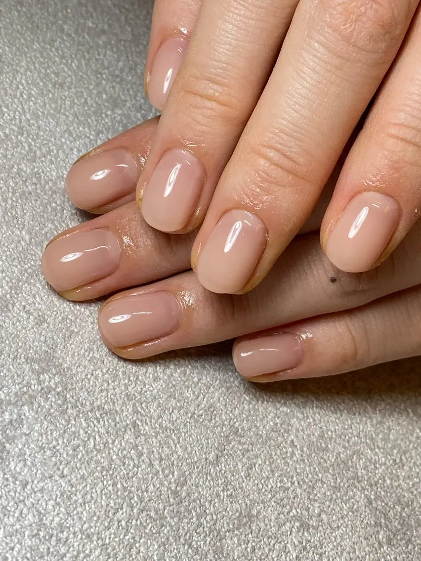 ネイル ワンカラーネイル ハンドネイル LIll nailのネイルデザイン