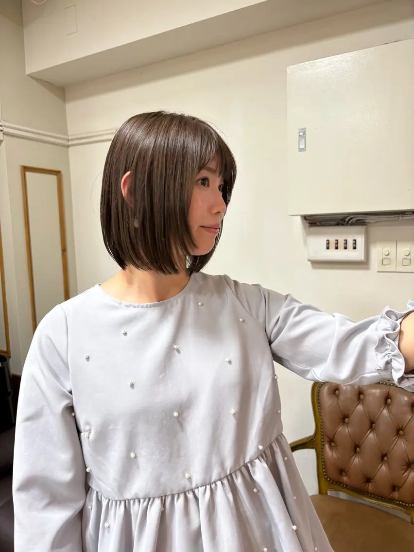 ショート カラー ボブ カット ヘアカラー トリートメント takada kohのヘアスタイル