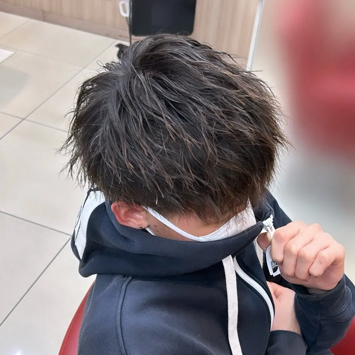 カラー パーマ メンズ 田村 柊真のヘアスタイル