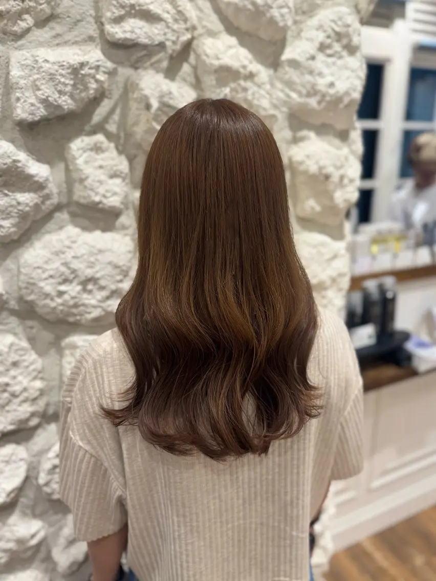 ミディアム カラー kanako 🦋🫧のヘアスタイル