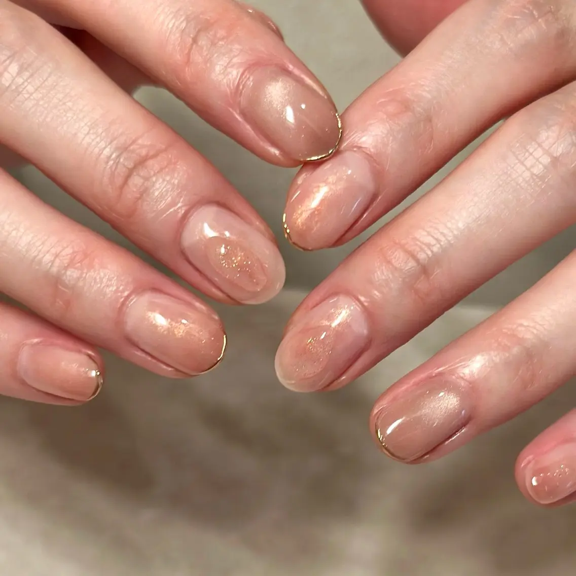 ネイル ニュアンスネイル aoi .のネイルデザイン