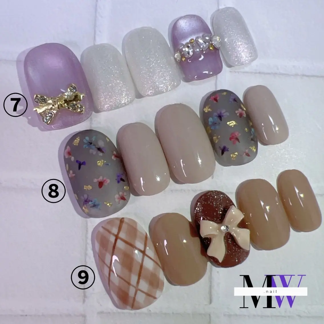 ネイル アートネイル ハンドネイル MW .nailのネイルデザイン