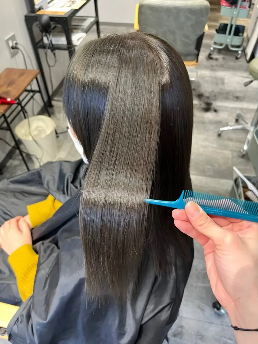 ロング トリートメント 大中 希実のヘアスタイル