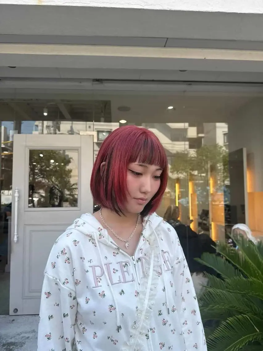 ショート カット ヘアカラー トリートメント Tidehair茨木 Riruのヘアスタイル