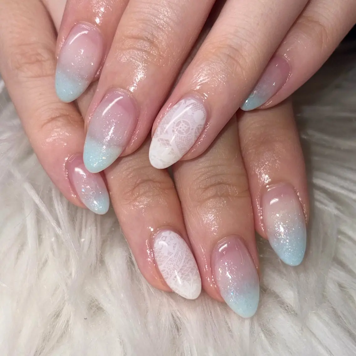 ネイル レース ハンドネイル y's beauty京橋店のネイルデザイン
