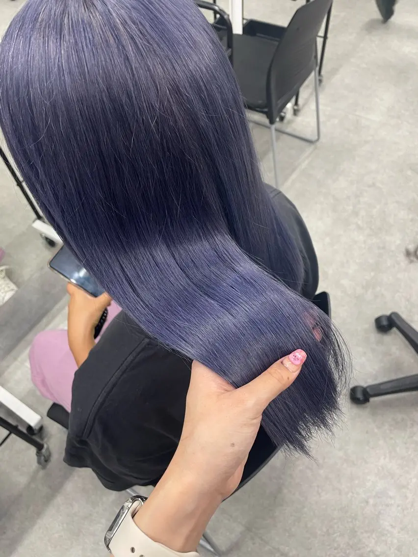 カラー ヘアアレンジ 🖤艶髪／髪質改善 横浜美容室／ゆりのヘアスタイル