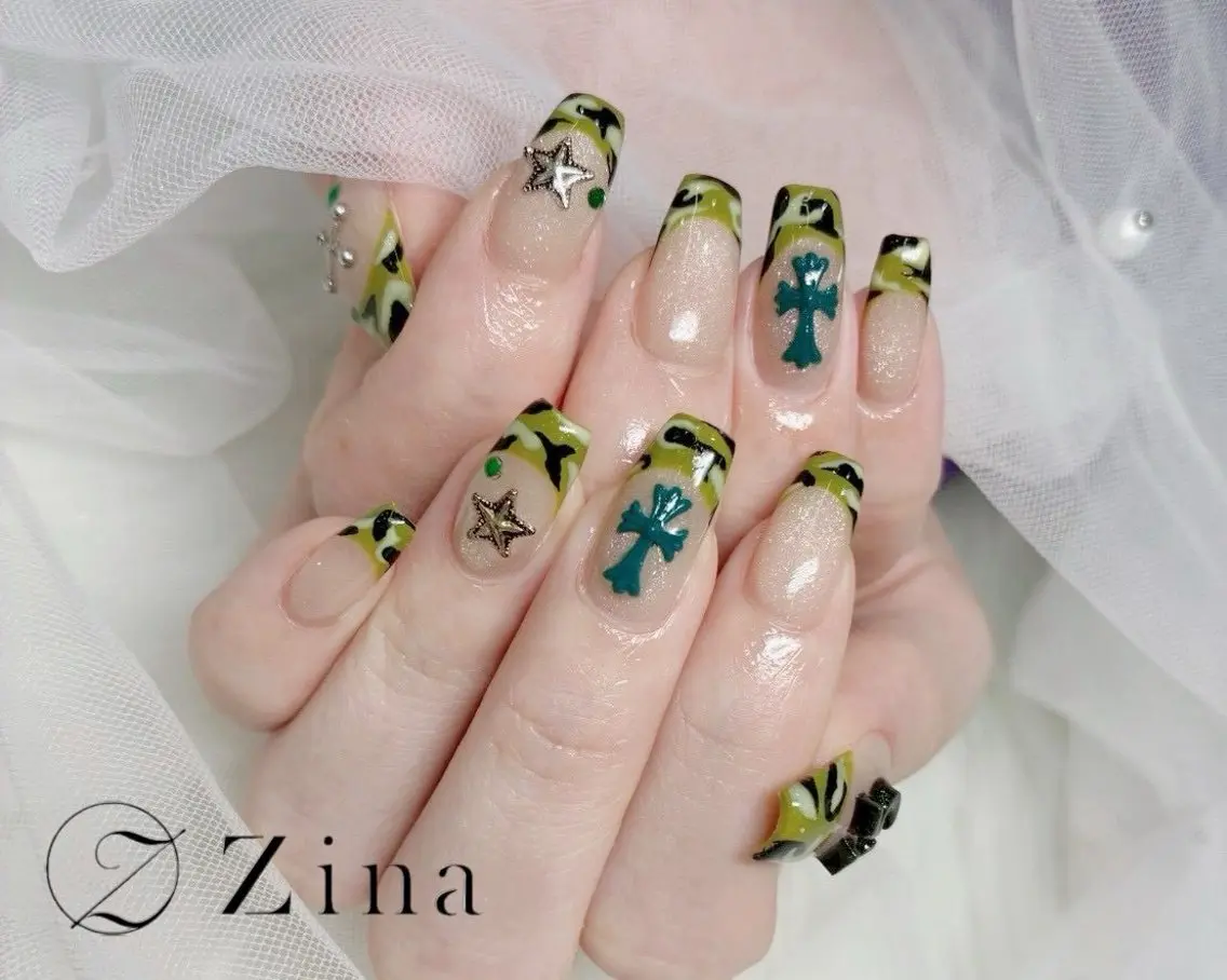 ミディアム ハンドネイル 自爪育成/zina/ KIMIのネイルデザイン
