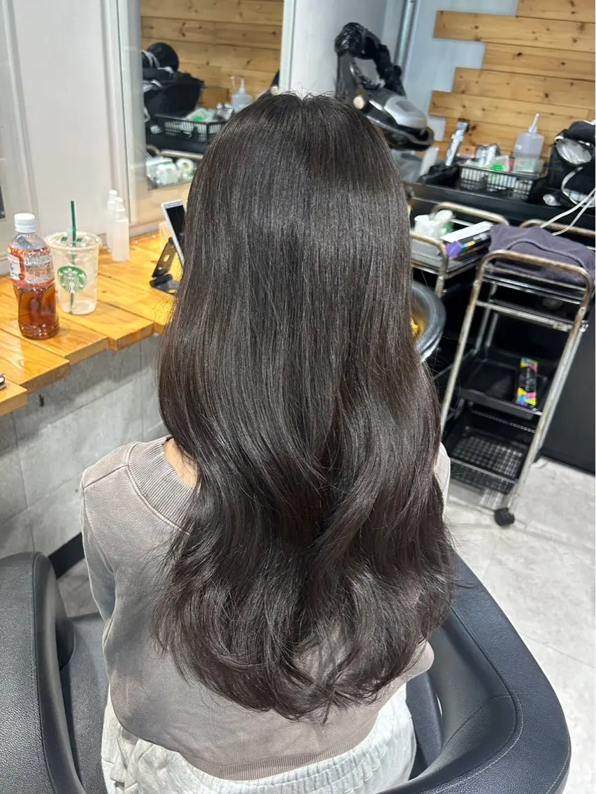 ロング カット ヘアカラー ヘッドスパ レイヤーStyle 🪽菜々実のヘアスタイル