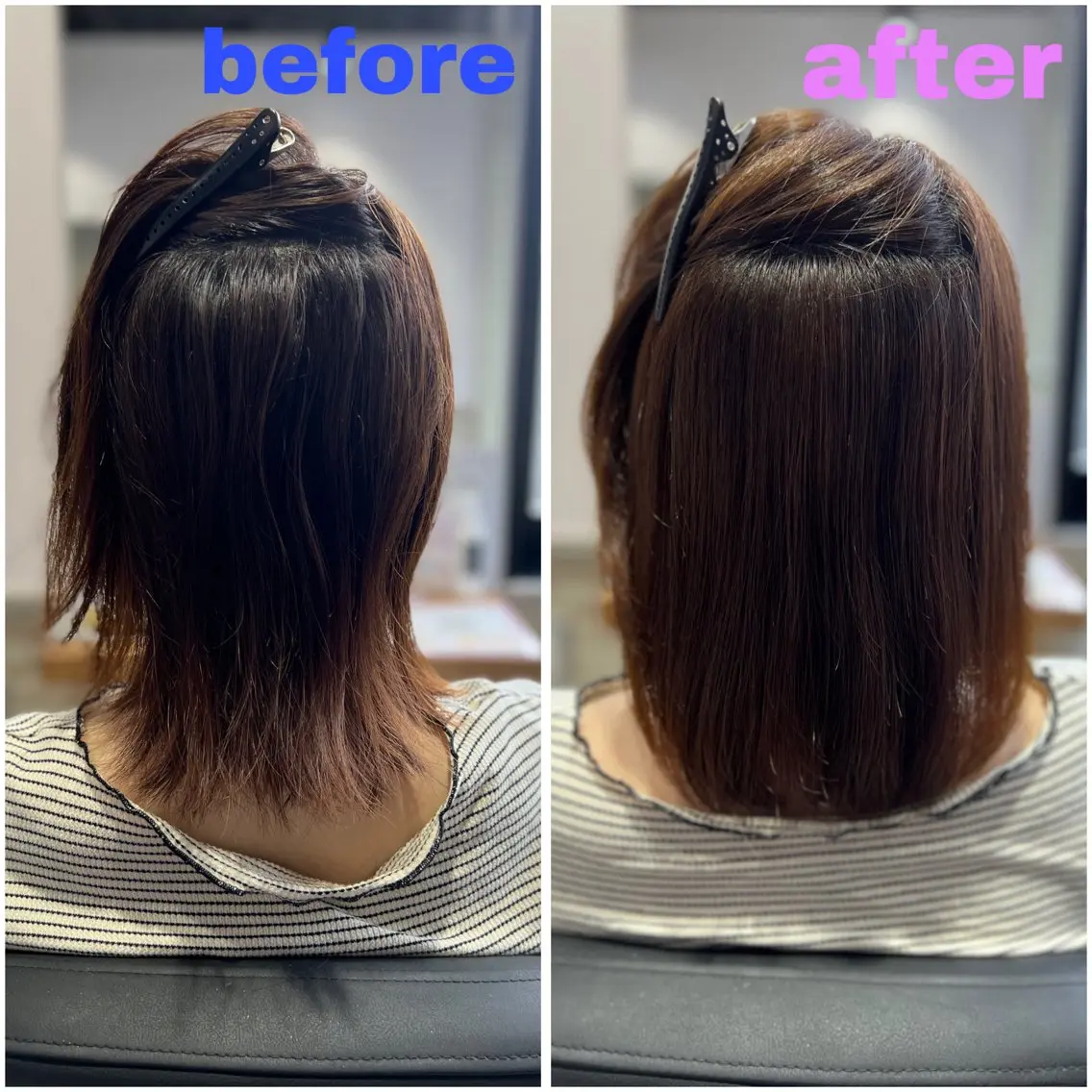 ミディアム ARMONY えりのヘアスタイル