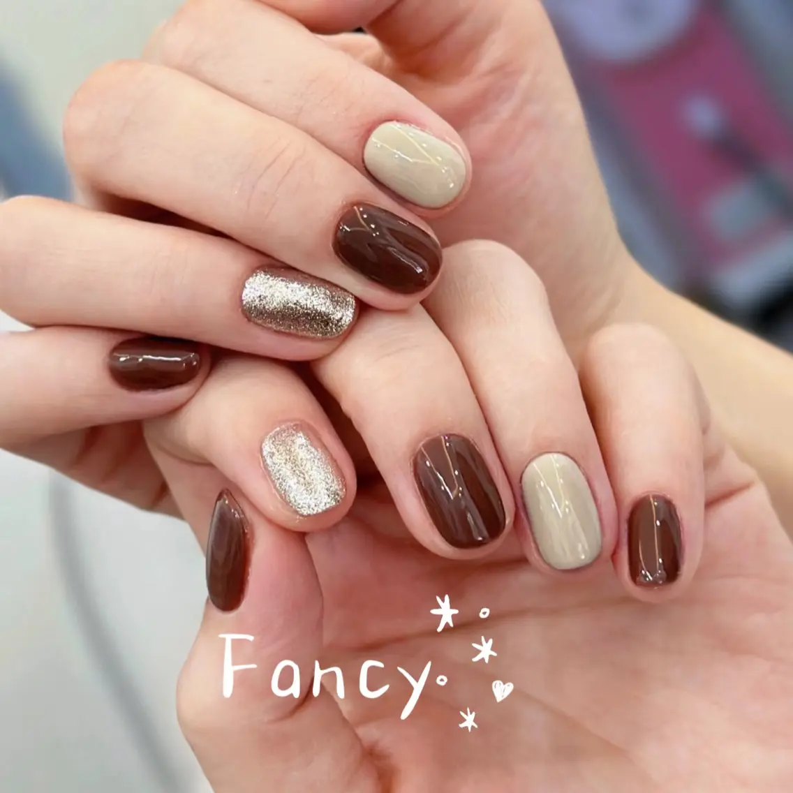 ネイル 長さ出し フットネイル フレンチネイル ガラスフレンチ 韓国ネイル Nailsalon Fancyのネイルデザイン