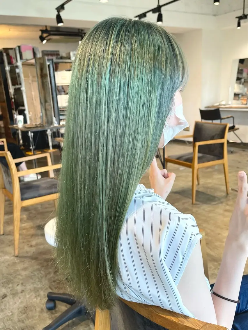ロング ヘアカラー メンズケアブリーチ 特化🔥村田のヘアスタイル