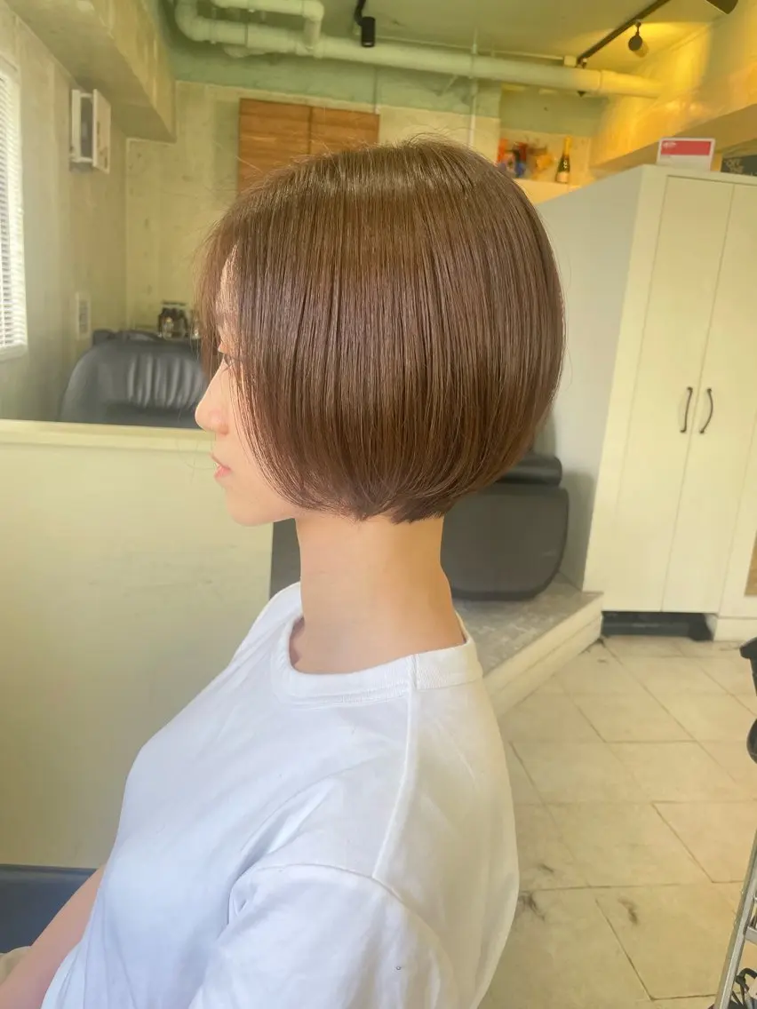 ショート カラー カット ヘアカラー トリートメント ヘッドスパ NATSUMI AR.MARAのヘアスタイル