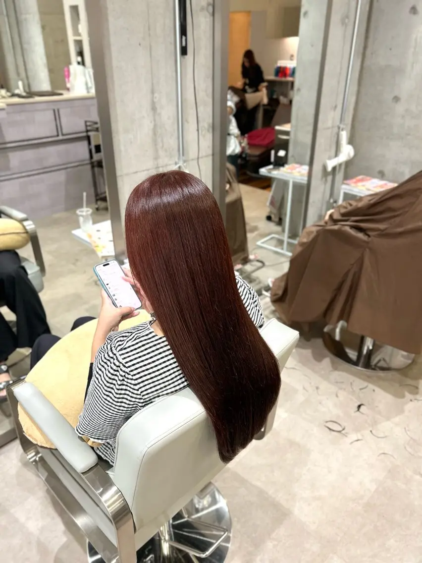 ロング カラー SAKURA🍒 天神/大名/透明感のヘアスタイル