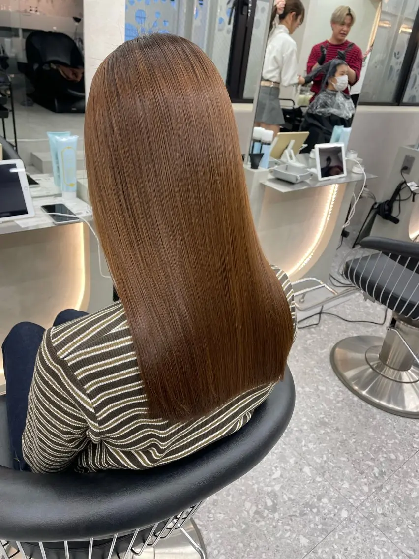 ロング カラー トリートメント 《髪質改善✖️オリー ブ🧸》小嶋拓也のヘアスタイル