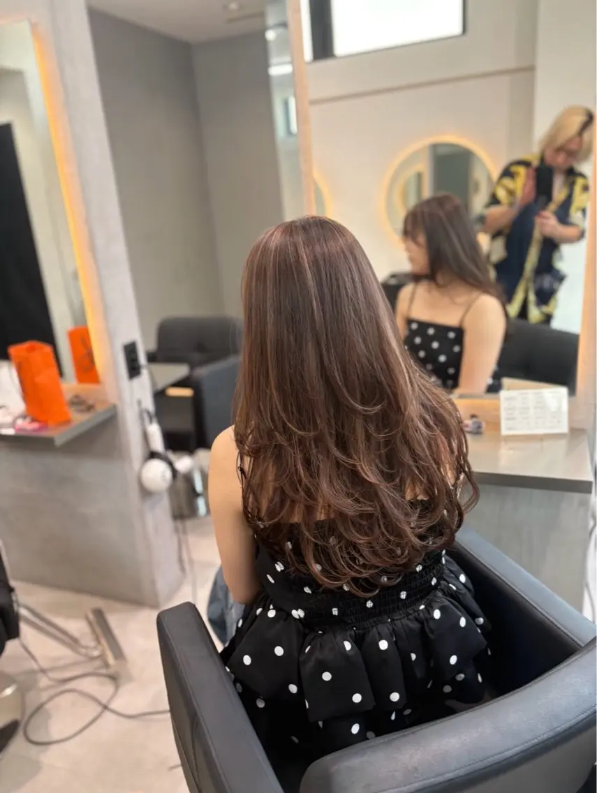 ロング カット ヘアカラー 店長山田 やまでぃーのヘアスタイル
