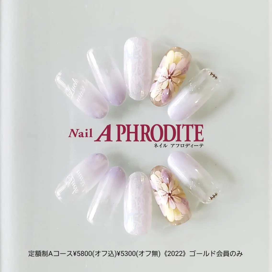 ネイル アートネイル ジェルネイル 持ち込み ソフトジェル ハンドネイル Nail Aphroditeのネイルデザイン