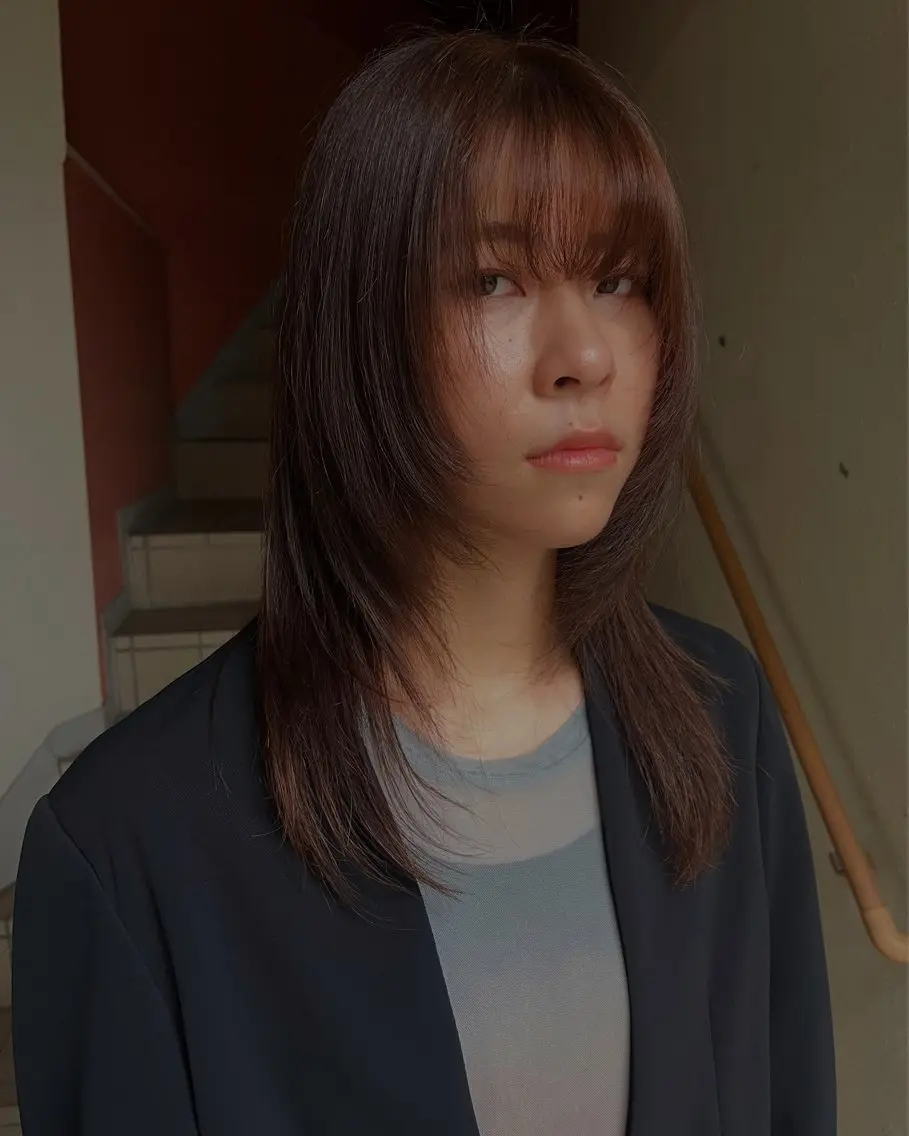 ロング カラー 矢嶋 美佑のヘアスタイル