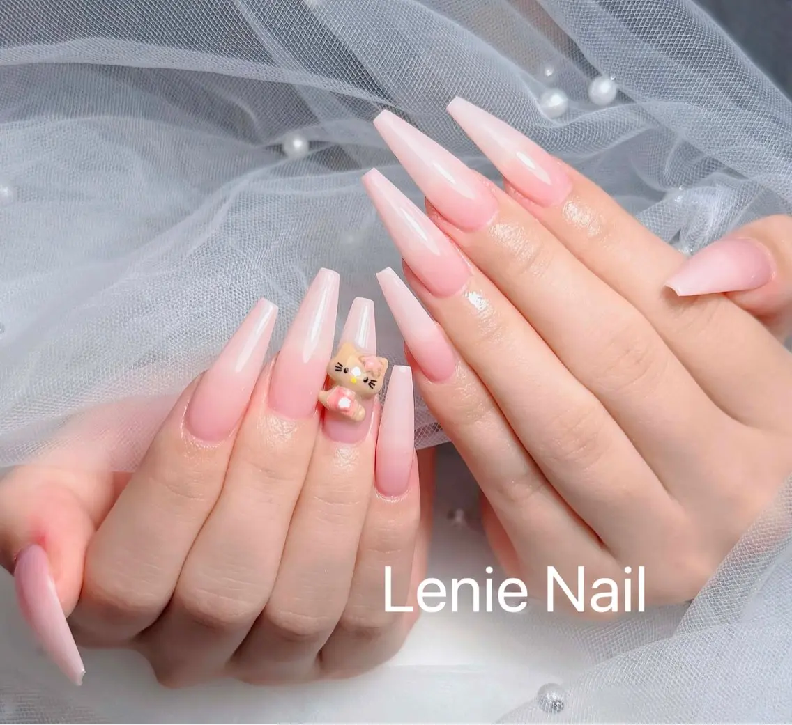 ネイル アートネイル 韓国ネイル 持ち込み ワンホンネイル ハンドネイル Lenie Nail Salonのネイルデザイン