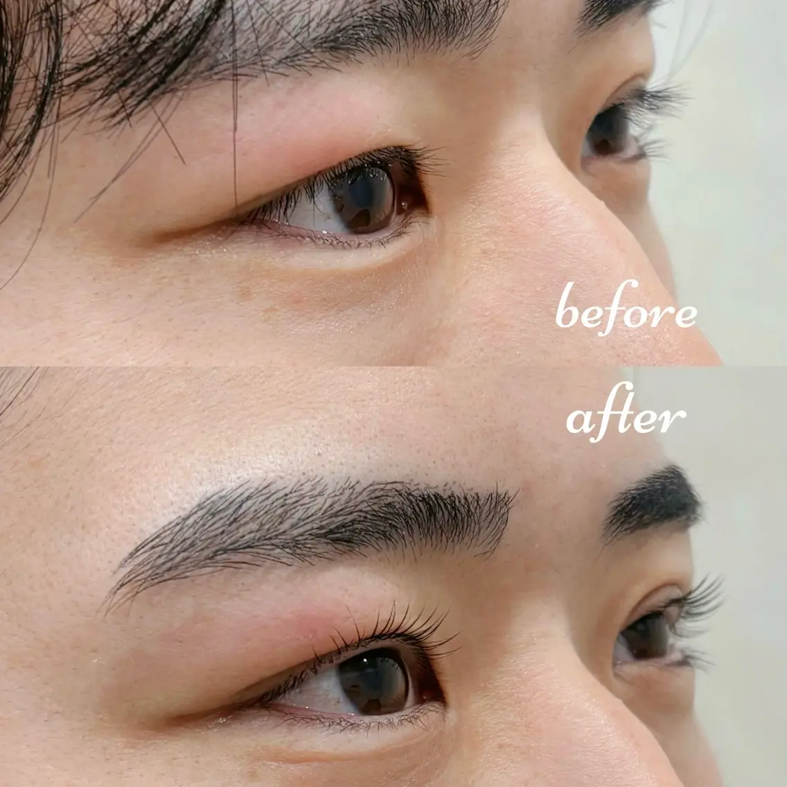 メンズ マツエク・マツパ メンズパーマ 一重×まつ毛パーマ eyesalon Fair 本厚木店のマツエク・マツパデザイン