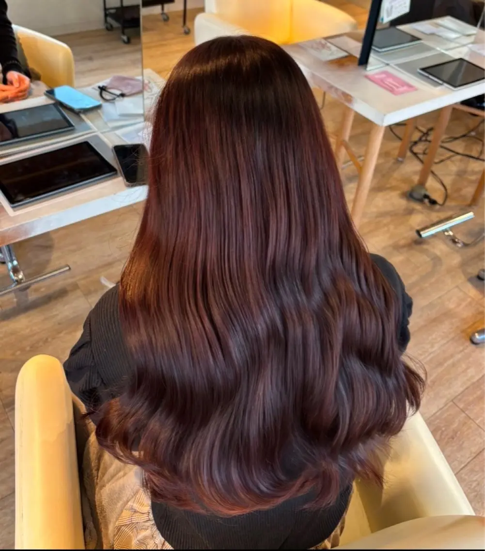 カラー ブラウンカラー レッドカラー ♡ Yui♡のヘアスタイル