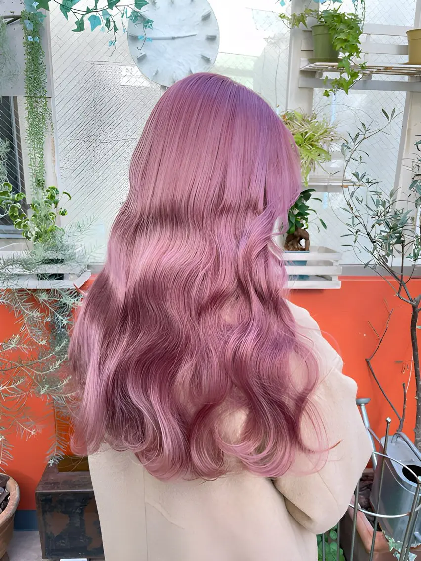 セミロング カラー Unami MIHA☘️*゜のヘアスタイル