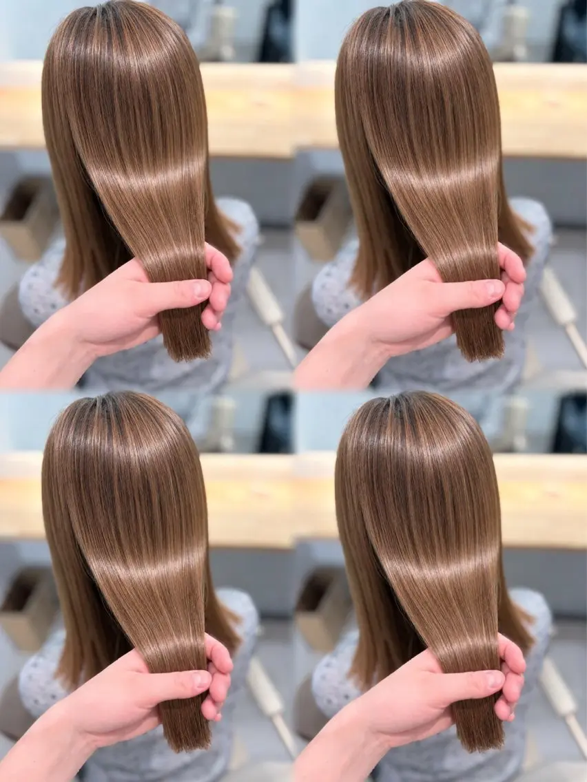 ミディアム 髪質改善 トリートメント トリートメント continue KIRA🪄のヘアスタイル