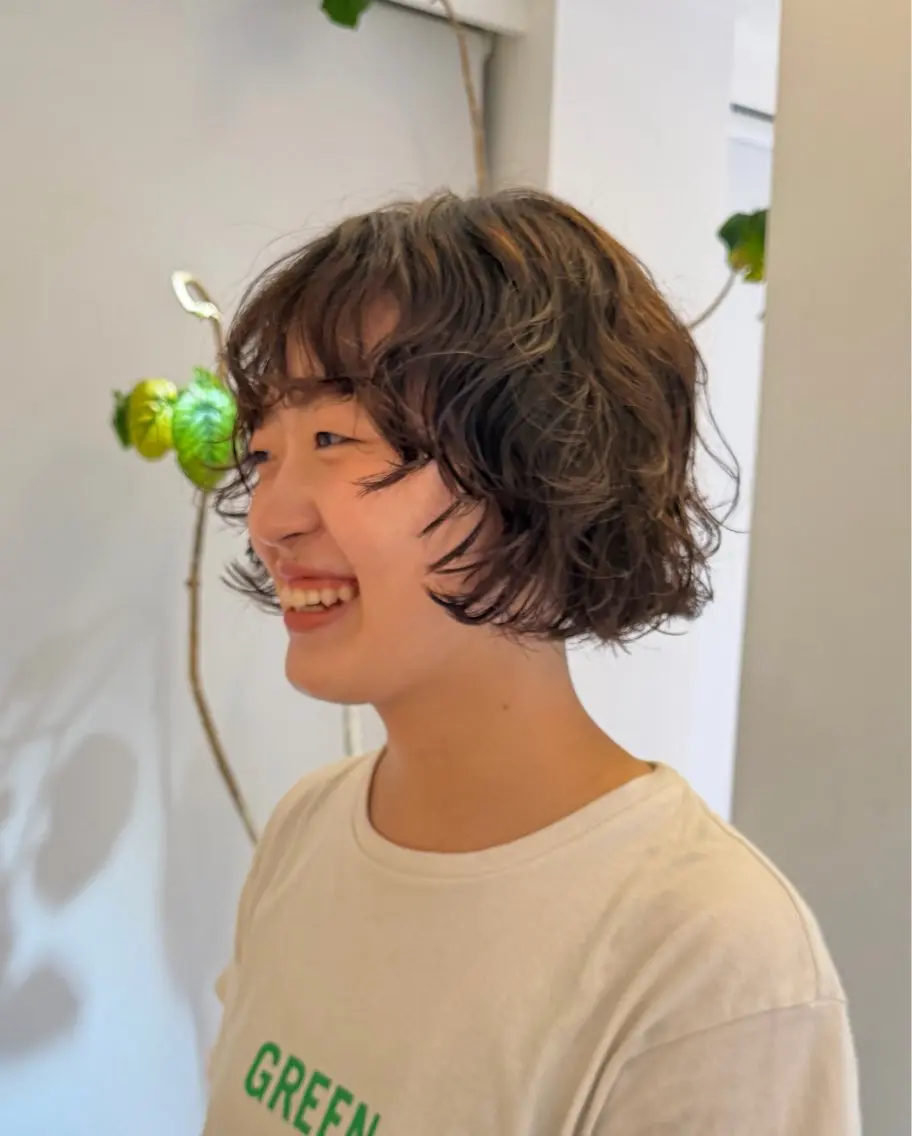 【29歳以下限定】カット+ショートパーマ💖🫧の写真
