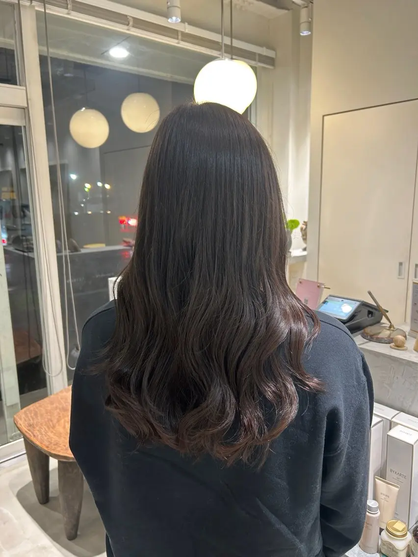 ロング カラー ヘアカラー 篠原 若奈のヘアスタイル