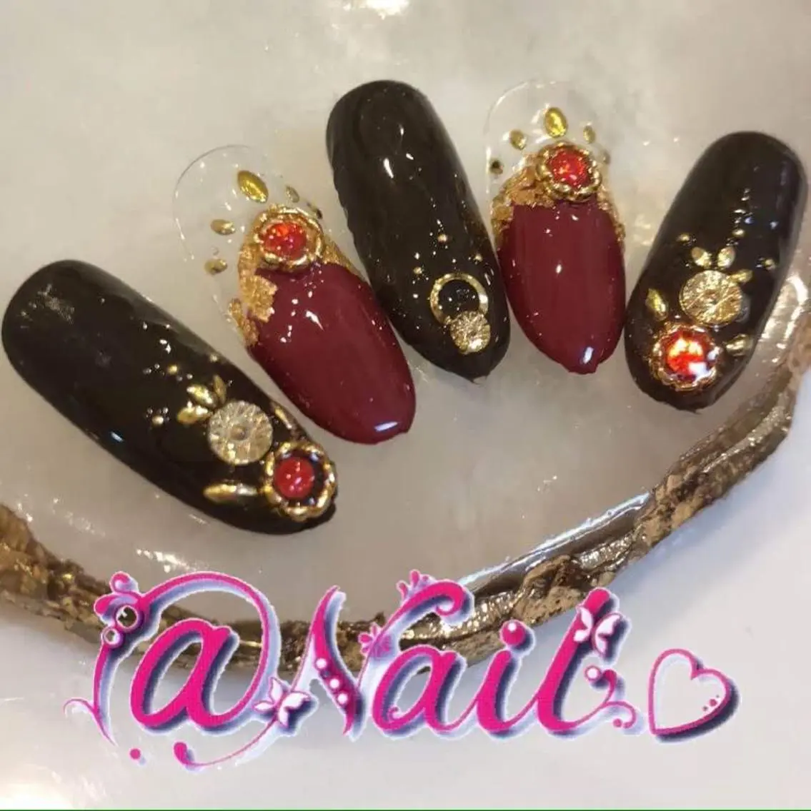 ネイル ネイルチップ 小尾 栞のネイルデザイン