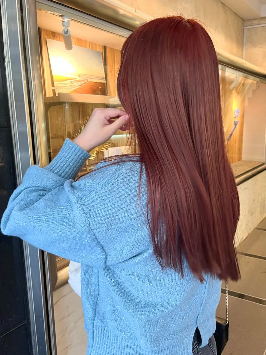 セミロング カラー 似合わせカット Rinka🌻のヘアスタイル