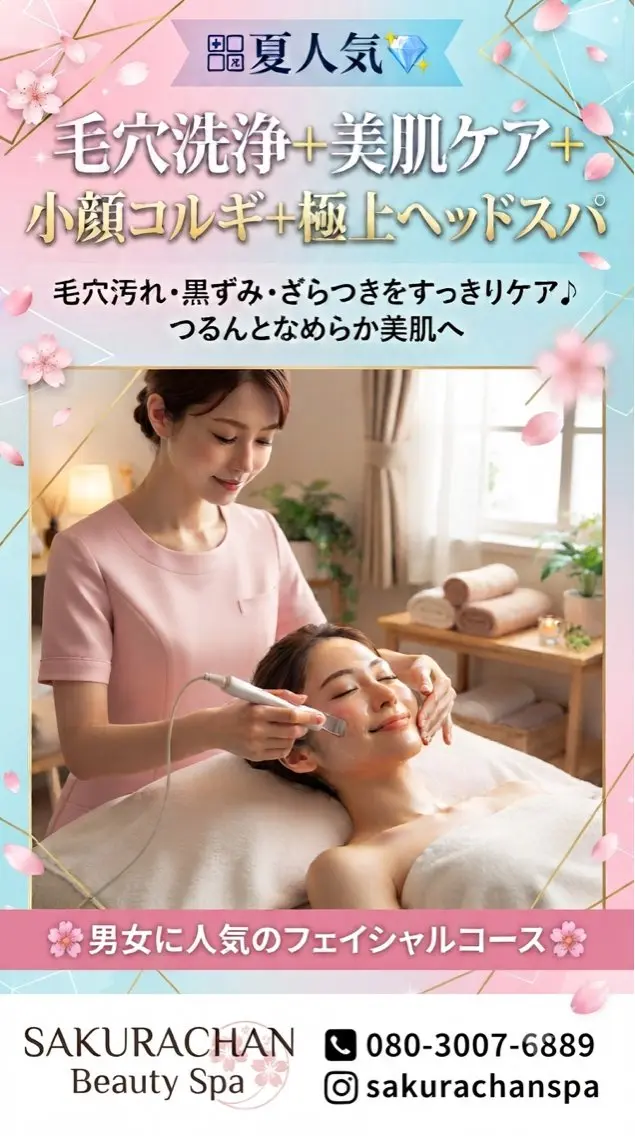 エステ 美肌・脱毛・痩身 サクラチャンスパのエステ・リラクイメージ