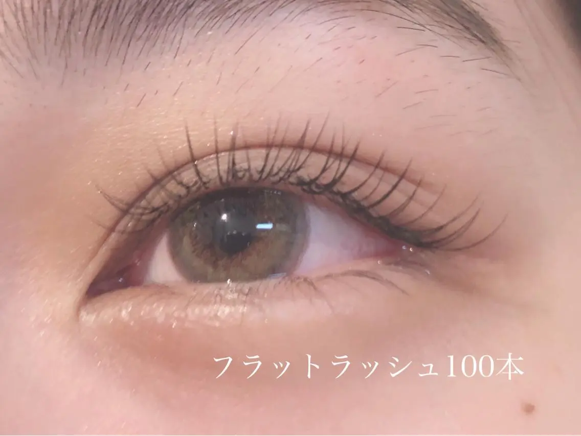 マツエク・マツパ フラットラッシュ KAEDE 💎💜のマツエク・マツパデザイン