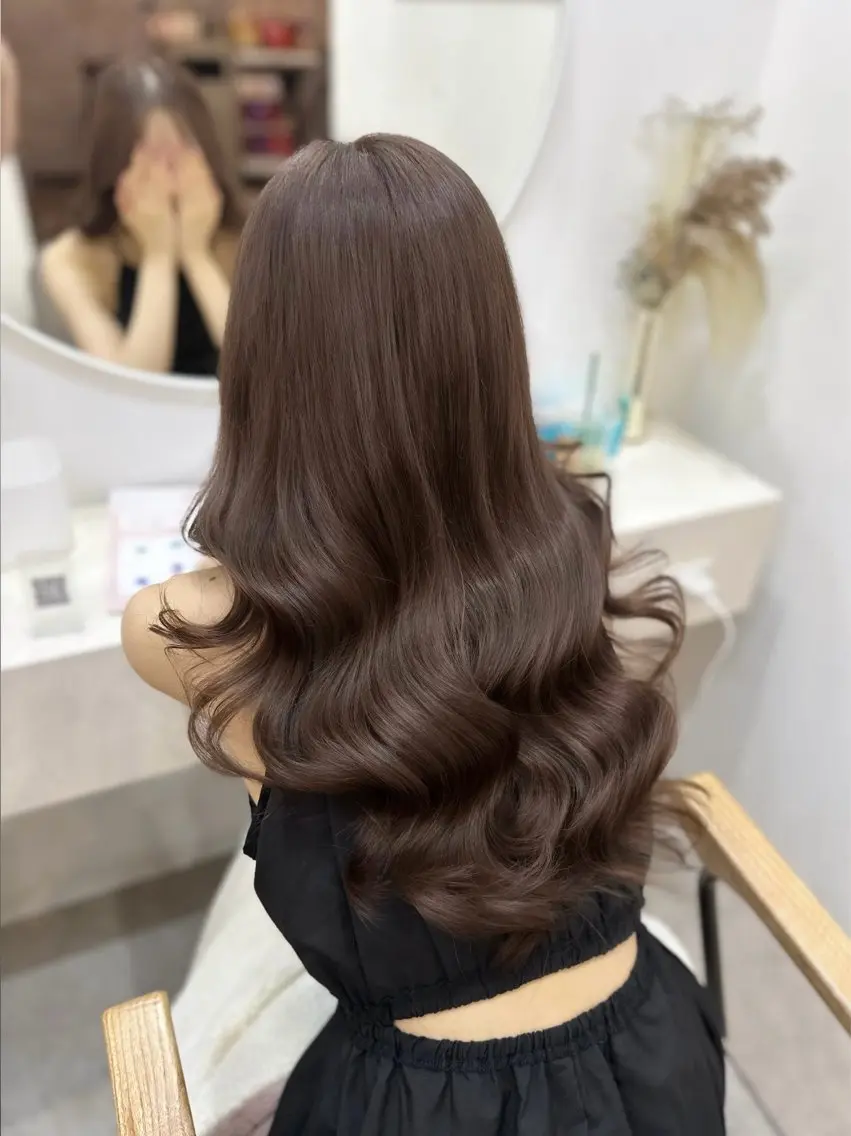 カラー 🎀sakura🎀 艶髪/韓国/ワンホンのヘアスタイル