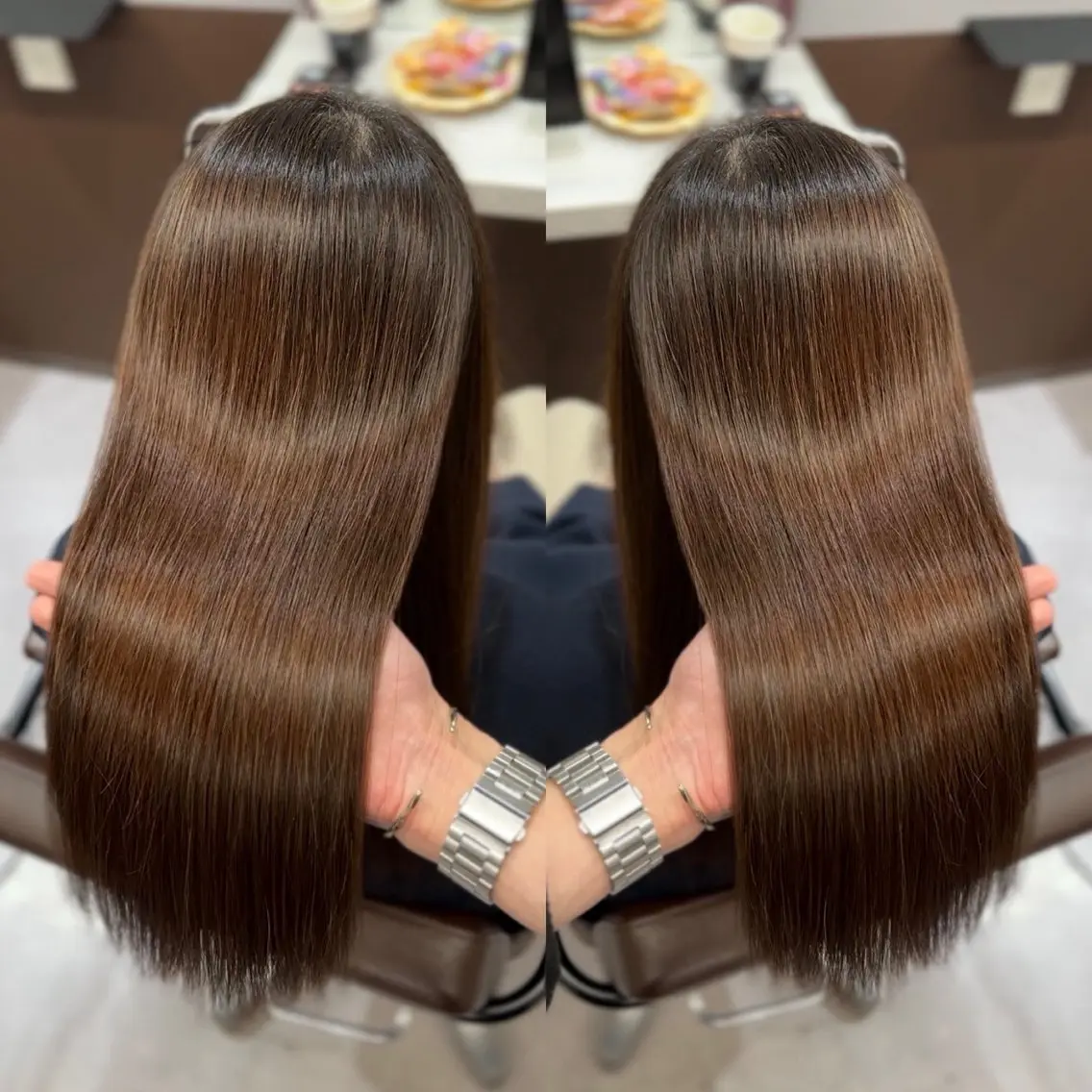 セミロング 縮毛矯正 【Coby代表】 美髪特化♡ RYOのヘアスタイル