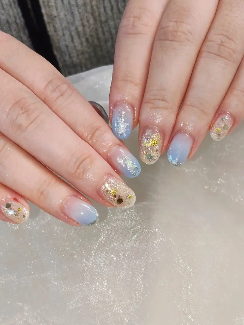 ネイル ハンドネイル kahosan 𓆉のネイルデザイン