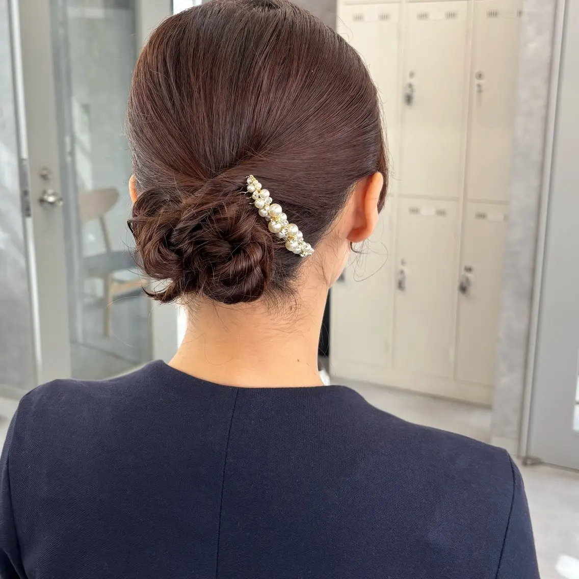 ミディアム ヘアアレンジ ヘアセット NUMBER_ ユイナのヘアスタイル