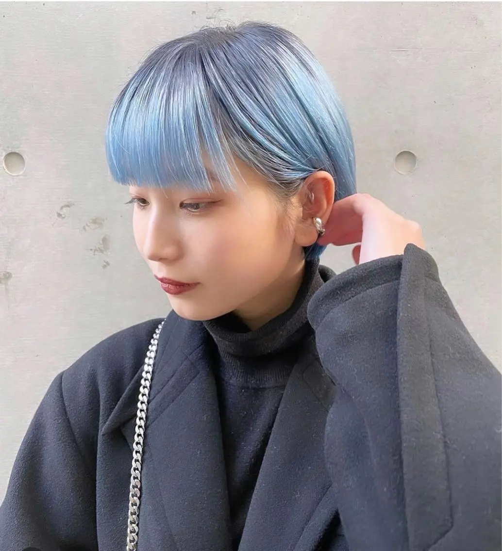 ミディアム パーマ ヘアアレンジ メンズ キッズ ネイル マツエク・マツパ カラー特化サロン梅田 Eir茶屋町/山下のヘアスタイル