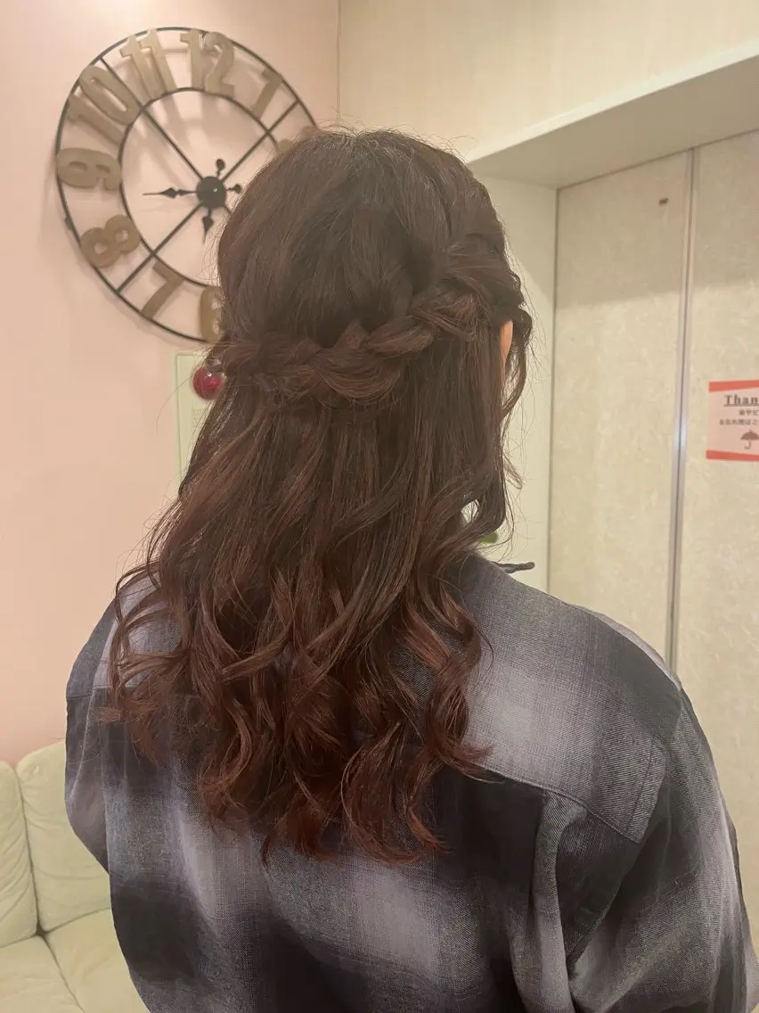 ロング ヘアアレンジ 外川 生純美ೀ🌝のヘアスタイル