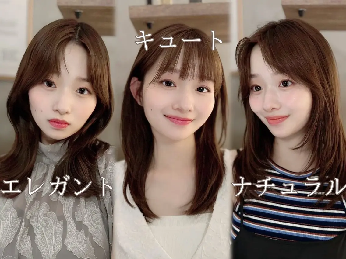 ミディアム [似合う小顔カット] 🪽MUNi恵比寿のヘアスタイル