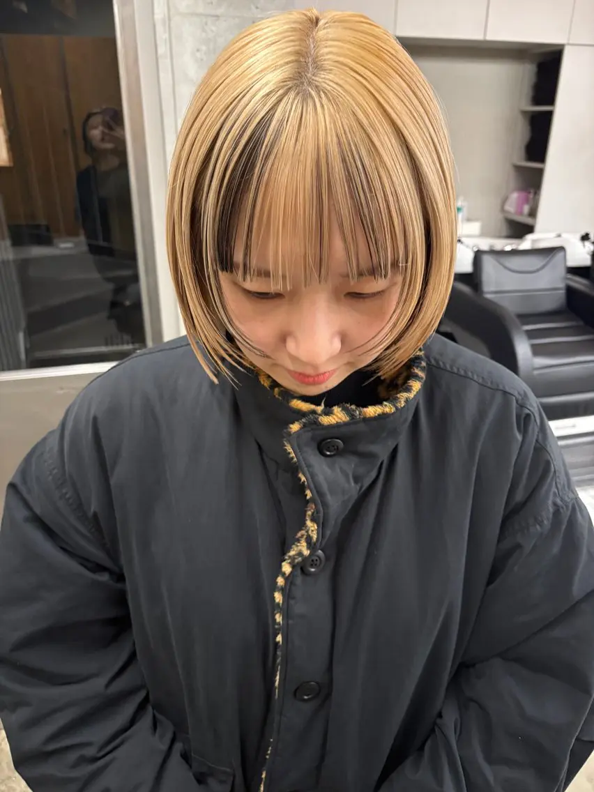 ショート カラー カット ヘアカラー トリートメント yuuna/ ハッシュカット🎀のヘアスタイル