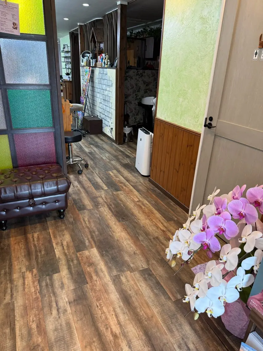 ミディアム アートザ ラインのヘアスタイル