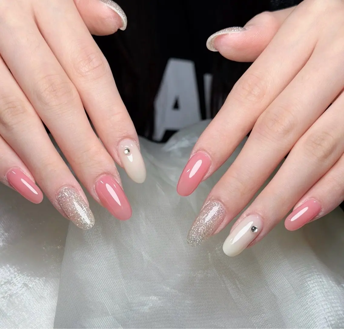 ネイル Nailグリン 🍑のネイルデザイン