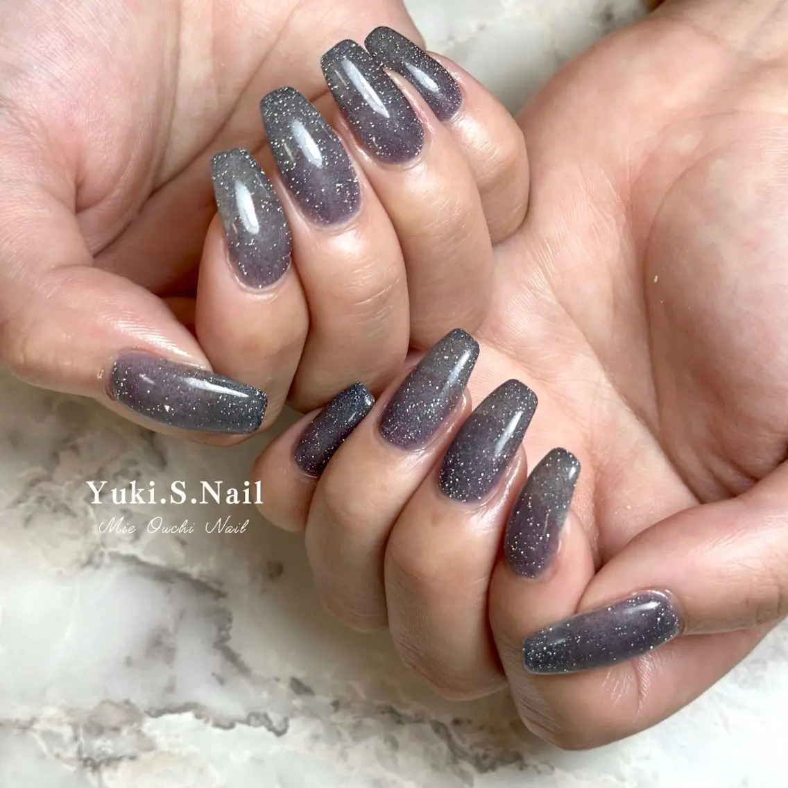 ロング ハンドネイル Yuki S.Nailのネイルデザイン
