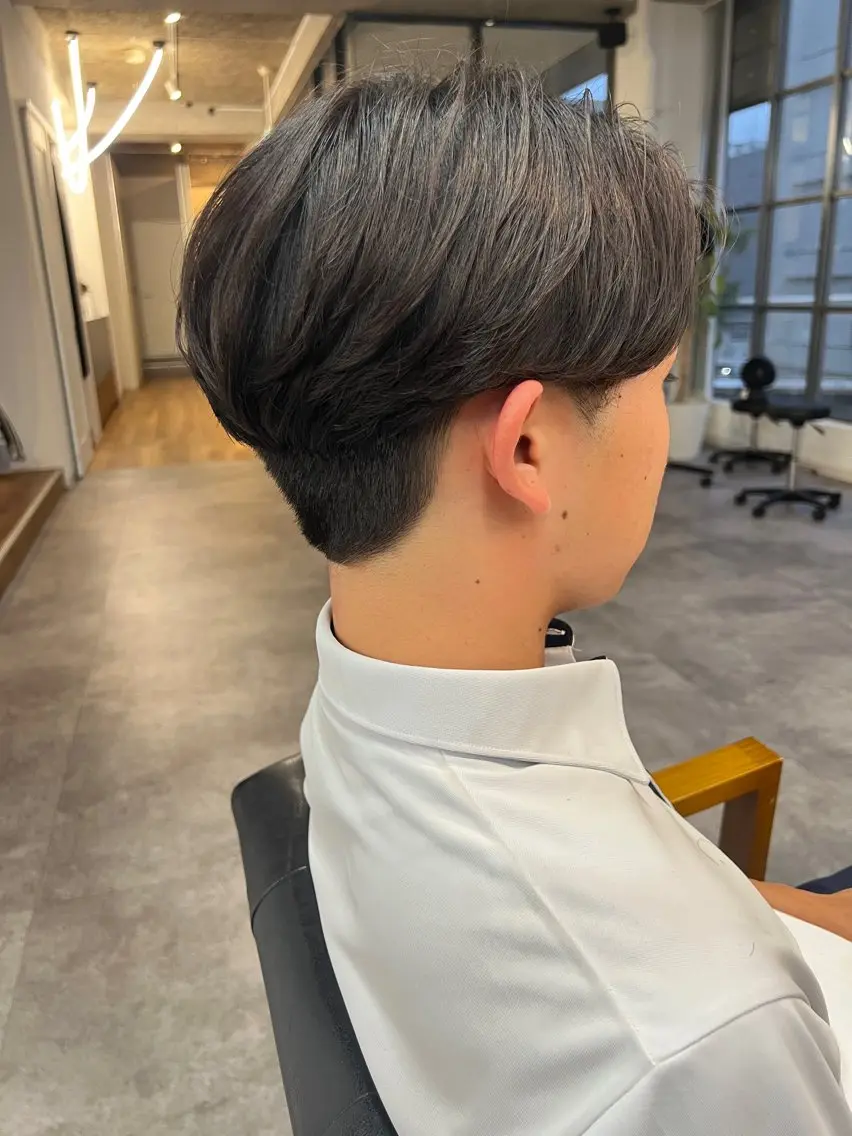 ショート パーマ メンズ パーマ ショートカット/ 岡山駅前/KAZUのヘアスタイル